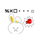 怒るウサギ（個別スタンプ：30）