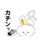 怒るウサギ（個別スタンプ：35）