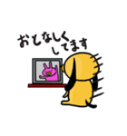 具合悪い犬（個別スタンプ：31）