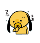 具合悪い犬（個別スタンプ：37）