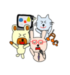 働くくまさん達（個別スタンプ：37）