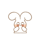 Butter Rabbit ＆ Dragon Fish（個別スタンプ：19）