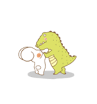 Butter Rabbit ＆ Dragon Fish（個別スタンプ：32）