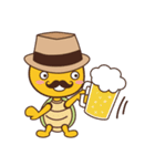 波乗りかめ吉（個別スタンプ：4）