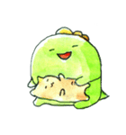 ネコ飼いのキョウリュウ（個別スタンプ：12）