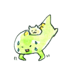 ネコ飼いのキョウリュウ（個別スタンプ：24）