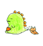 ネコ飼いのキョウリュウ（個別スタンプ：27）