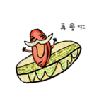 Life of sausage uncle（個別スタンプ：10）