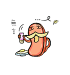 Life of sausage uncle（個別スタンプ：36）