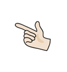 drawing of hands（個別スタンプ：1）