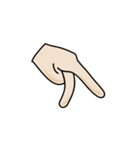 drawing of hands（個別スタンプ：3）