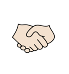 drawing of hands（個別スタンプ：7）