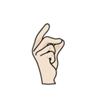 drawing of hands（個別スタンプ：8）