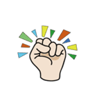 drawing of hands（個別スタンプ：14）
