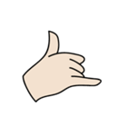 drawing of hands（個別スタンプ：16）