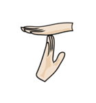 drawing of hands（個別スタンプ：18）