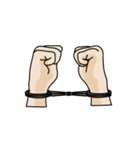 drawing of hands（個別スタンプ：22）