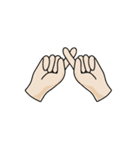 drawing of hands（個別スタンプ：25）