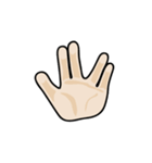 drawing of hands（個別スタンプ：36）