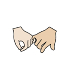 drawing of hands（個別スタンプ：37）