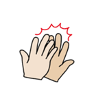 drawing of hands（個別スタンプ：38）