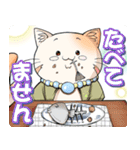 小さな猫の土地神様（個別スタンプ：3）