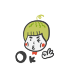 Hey！！！I'm watermelon boy（個別スタンプ：4）