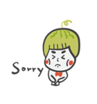 Hey！！！I'm watermelon boy（個別スタンプ：6）