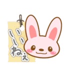 ももいろ うさぎ（個別スタンプ：1）