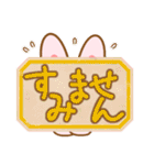 ももいろ うさぎ（個別スタンプ：5）