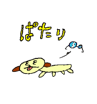 メガネ犬のスタンプ（個別スタンプ：21）