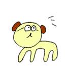 メガネ犬のスタンプ（個別スタンプ：29）