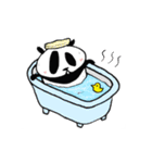 パンダのヒーロー「くまねこくん」（個別スタンプ：3）