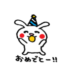 ウサギのらびっち（個別スタンプ：7）