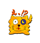 ミックス犬 える（個別スタンプ：7）