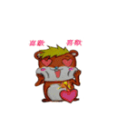 MOUSE cross SQUIRREL（個別スタンプ：7）