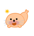 もこのもふもふあざらし（個別スタンプ：1）