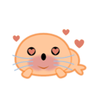 もこのもふもふあざらし（個別スタンプ：7）