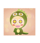 もこの怪獣キグルミ（個別スタンプ：4）