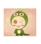 もこの怪獣キグルミ（個別スタンプ：16）