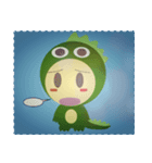 もこの怪獣キグルミ（個別スタンプ：19）