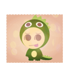 もこの怪獣キグルミ（個別スタンプ：35）