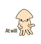 Small squid NO-NO（個別スタンプ：6）