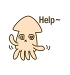 Small squid NO-NO（個別スタンプ：29）