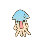 Small squid NO-NO（個別スタンプ：31）