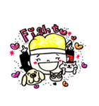 リサちゃんとお友だち（個別スタンプ：1）