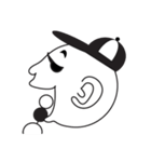 丸顔鼻さん（個別スタンプ：6）