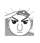 丸顔鼻さん（個別スタンプ：16）