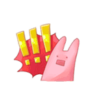 うさぎのあいつとだるまとひゃん（個別スタンプ：6）