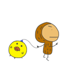 Peanut and chick 01（個別スタンプ：23）